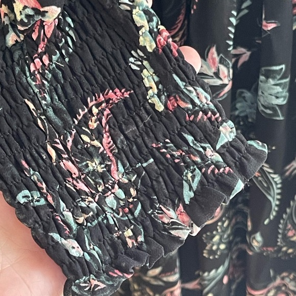 Misa Los Angeles Zahra Paisley Asymmetrical Whimsigoth Midi Dress Size XS - Picture 5 of 9